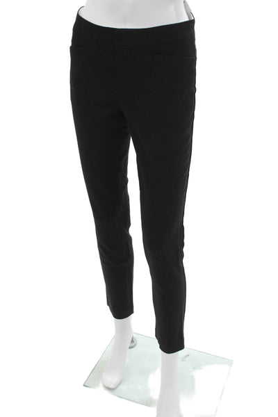 Ecru Women Ankle Pants Black Cotton Pull On Size 0