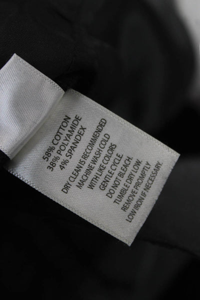 Ecru Women Ankle Pants Black Cotton Pull On Size 0