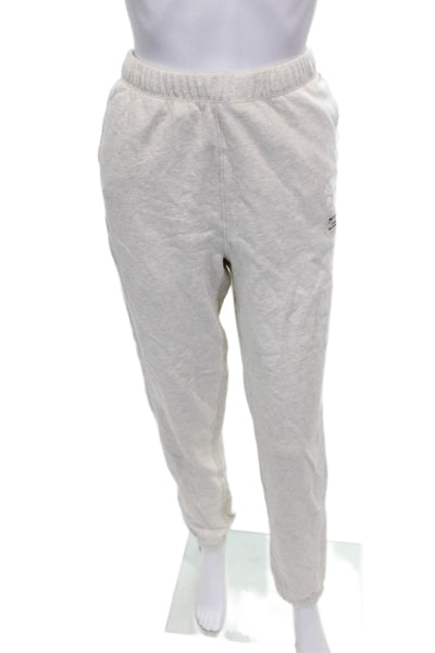 Roots Unisex Adults Gray Sweatpants 80% Organic Cotton Pull On Size S