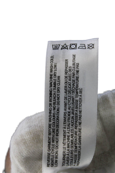 Roots Unisex Adults Gray Sweatpants 80% Organic Cotton Pull On Size S