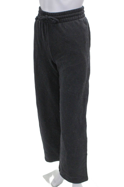TNA Women Gray Drawstring Cotton Blend Sweatpants Size M