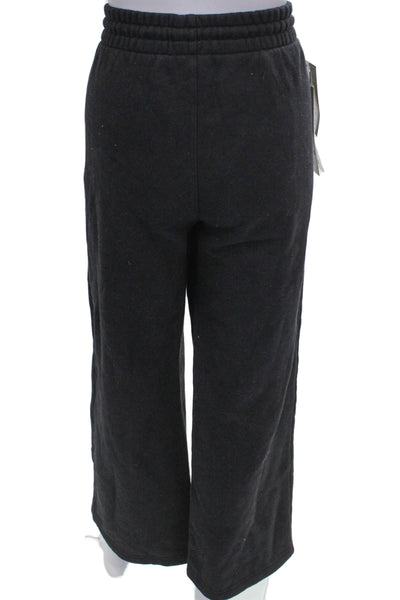 TNA Women Gray Drawstring Cotton Blend Sweatpants Size M