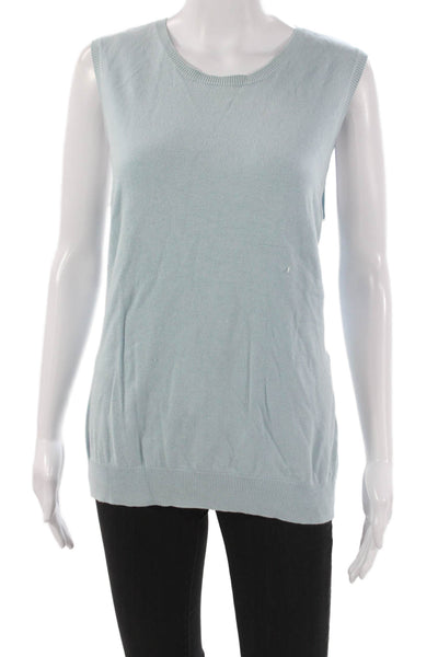 Michael Kors Women Cardigan Beige V-Neck Long Sleeve Cotton Solid Size XL
