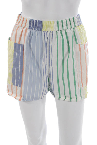 Rails Women Multicolor Striped Collared Button Up Long Sleeve Pajama Set Size S