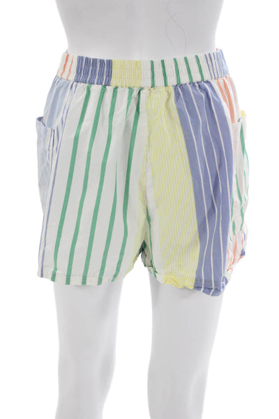 Rails Women Multicolor Striped Collared Button Up Long Sleeve Pajama Set Size S