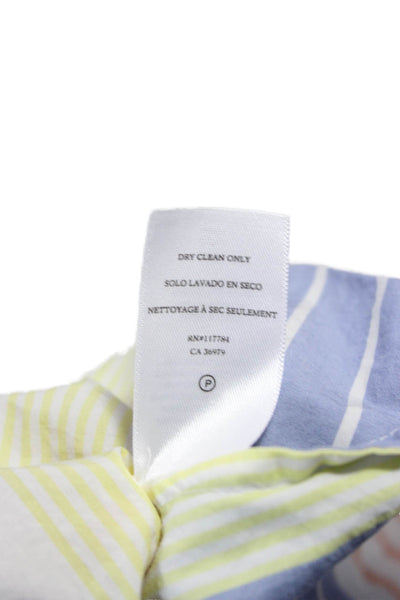 Rails Women Multicolor Striped Collared Button Up Long Sleeve Pajama Set Size S