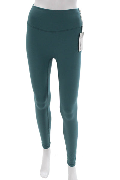 FORM Womens Ankle Leggings Green Polyester Size S