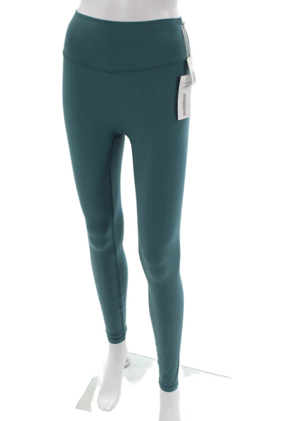 FORM Womens Ankle Leggings Green Polyester Size S