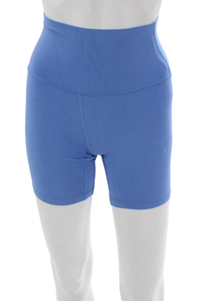 Lululemon Womens Ankle Leggings Blue Polyester Size 2