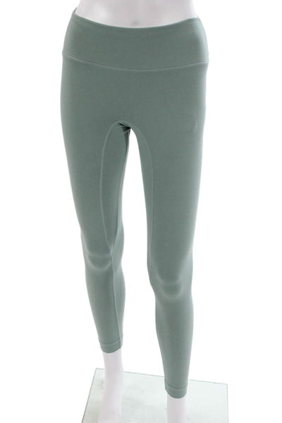 FORM Womens Ankle Leggings Blue Polyester Solid Size S