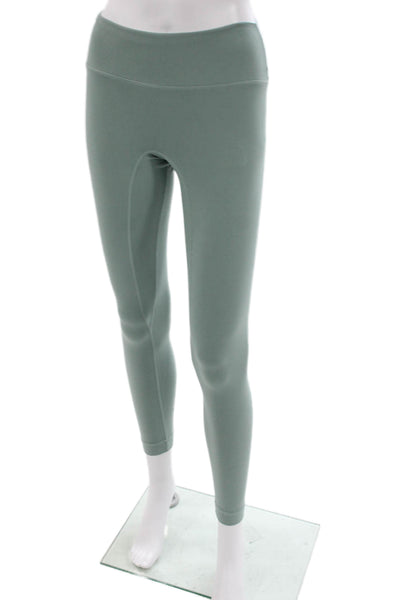 FORM Womens Ankle Leggings Blue Polyester Solid Size S