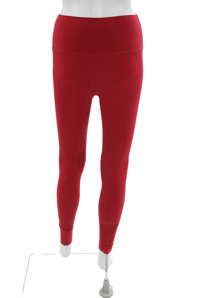 Set Womens Ankle Leggings Brown 72% Nylon 28% Spandex Size S