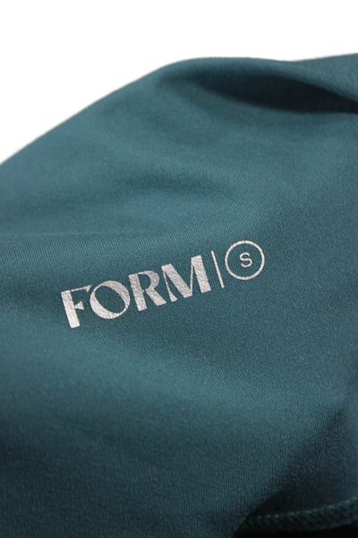 FORM Womens Green Recycled Polyester Leggings Size S