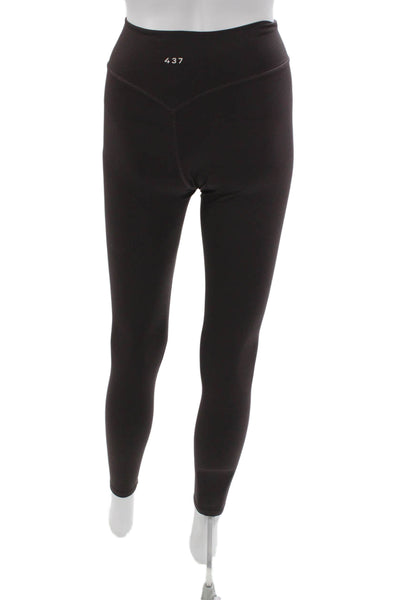 Four Three Seven Women Brown Recycled Polyester Leggings Size S