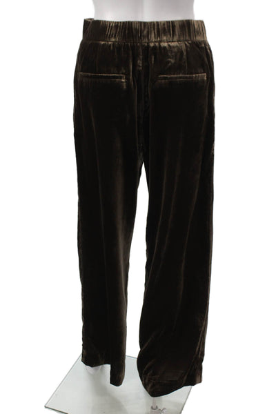 COS Women Dress Pants Brown Viscose Zip Inseam 31 Size 4