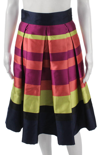 Moulinette Soeurs Anthropologie Women A-Line Striped Skirt Knee Size 2