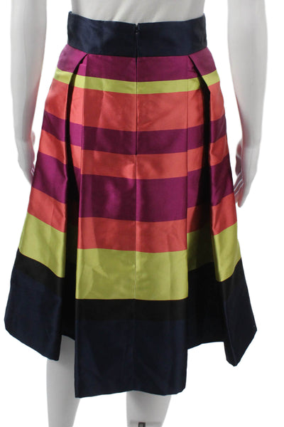 Moulinette Soeurs Anthropologie Women A-Line Striped Skirt Knee Size 2
