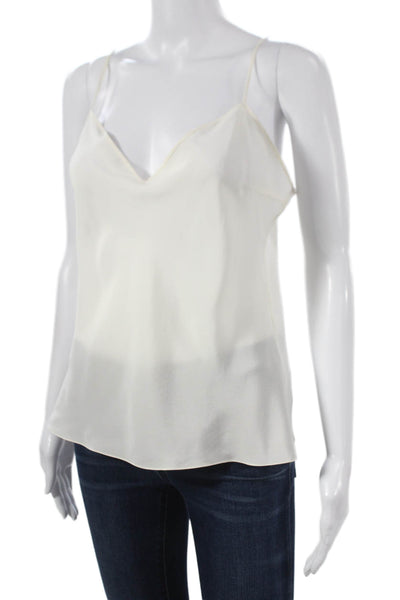 Christian Dior Women Mesh Polka Dot Long Sleeve Blouse Crew Neck White Size S