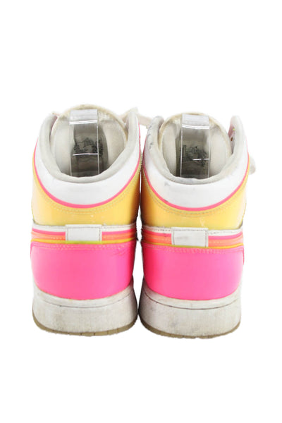 Nike Girls Air Jordan 1 Mid SE Edge Glow Multicolor Size 7Y