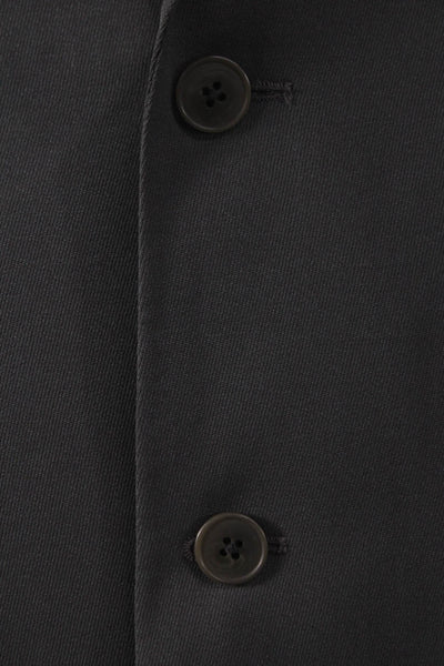 DKNY Mens 2 Piece Wool Suit Gray Solid Size 40