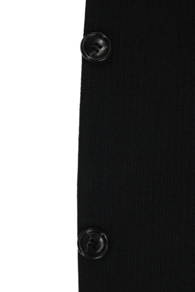 Boss Hugo Boss Mens Black Wool Blazer Solid Size 44