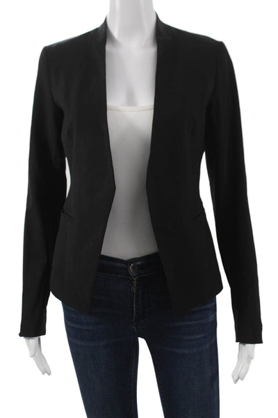 Theory Womens Blazer Black Wool Size 2