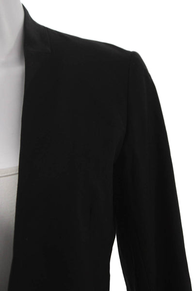 Theory Womens Blazer Black Wool Size 2