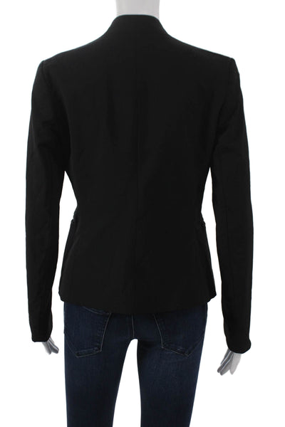 Theory Womens Blazer Black Wool Size 2