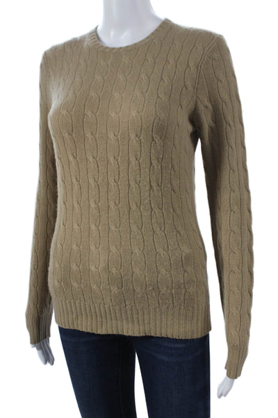 Ralph Lauren Black Label Women Beige Cashmere Pullover Size S
