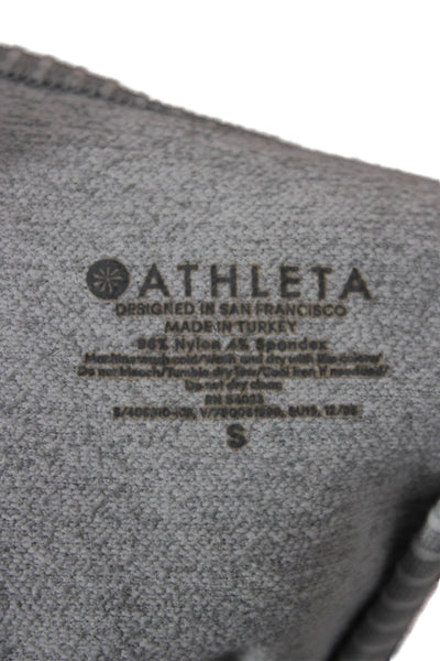 Athleta Women Sleeveless Scoop Neck Basic Tank Gray Pullover Size S