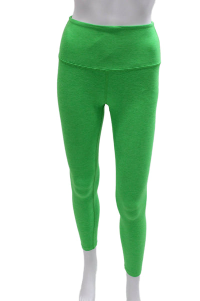 Beyond Yoga Women Ankle Leggings Green Polyester Size XS
