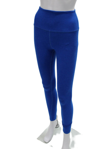 Beyond Yoga Women Ankle Leggings Blue Polyester Solid Size XS