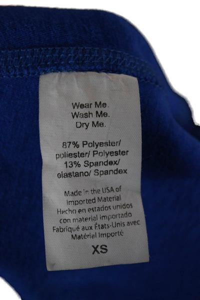 Beyond Yoga Women Ankle Leggings Blue Polyester Solid Size XS