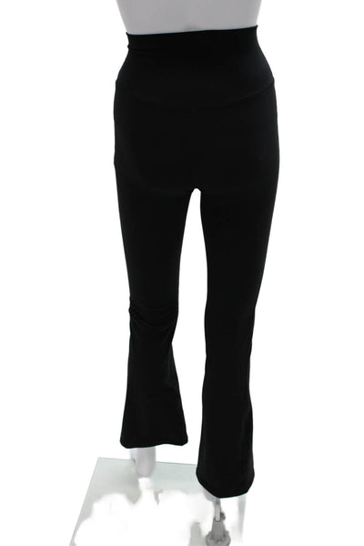Yogalicious Womens Black Polyester Solid Pull On Leggings Size XS