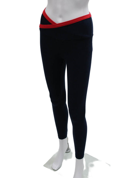 Beyond Yoga Women Ankle Leggings Blue Polyester Size XS