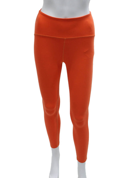 Beyond Yoga Women Ankle Leggings Orange Polyester Size XS