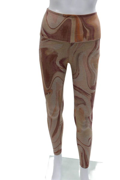 Beyond Yoga Womens Multicolor Tie Dye Ankle Leggings Polyester Size XS