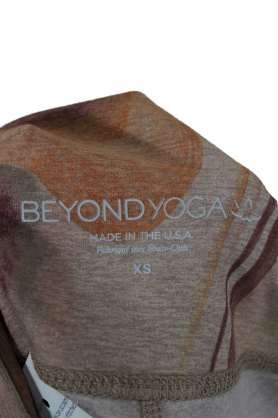 Beyond Yoga Womens Multicolor Tie Dye Ankle Leggings Polyester Size XS