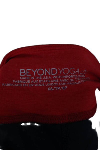 Beyond Yoga Women Athletic Red Colorblock Polyester Skort Size XS