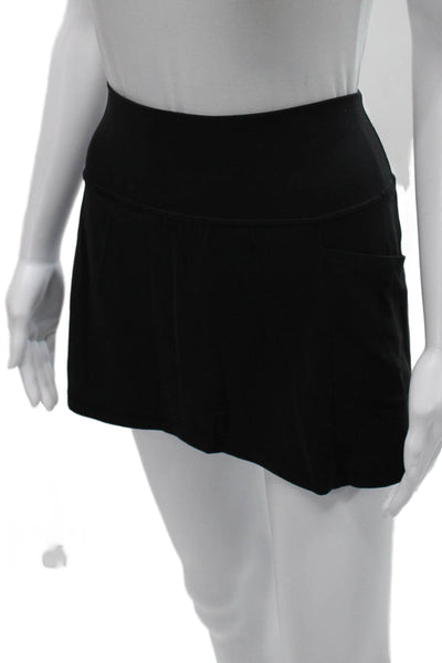 Athleta Womens Athletic Black Skort Short Polyester Size XS