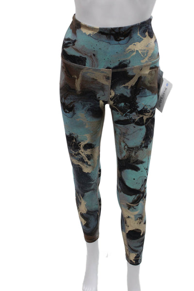 Beyond Yoga Womens Multicolor Abstract Nylon Blend Ankle Leggings Size XS