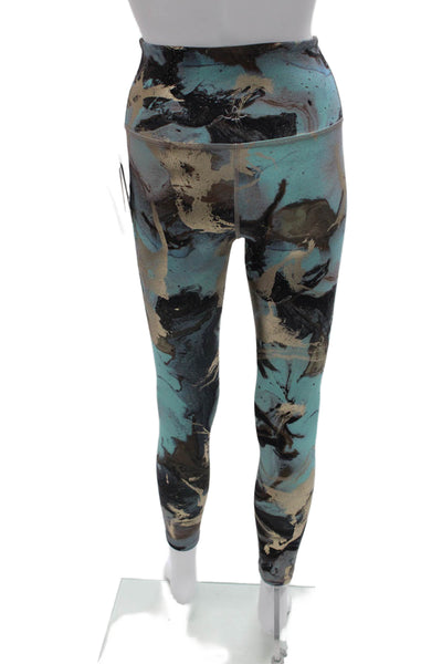 Beyond Yoga Womens Multicolor Abstract Nylon Blend Ankle Leggings Size XS