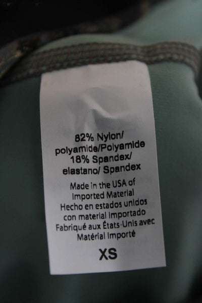 Beyond Yoga Womens Multicolor Abstract Nylon Blend Ankle Leggings Size XS