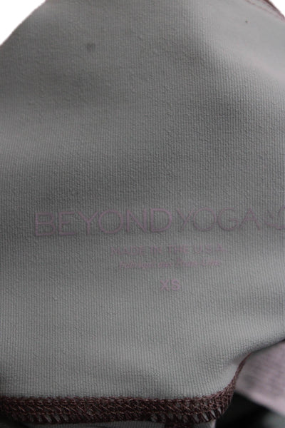 Beyond Yoga Womens Multicolor Abstract Nylon Blend Ankle Leggings Size XS