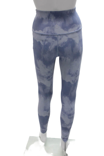 Beyond Yoga Womens Ankle Tie Dye Blue Polyester Leggings Size XS