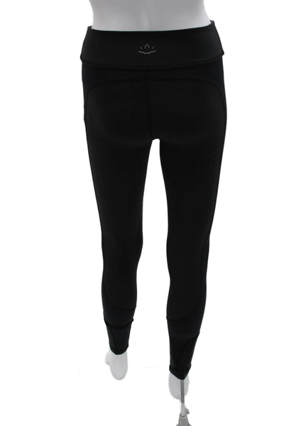 Beyond Yoga Womens Ankle Leggings Black Supplex Pull On Size S