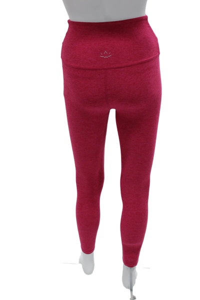 Beyond Yoga Womens Ankle Leggings Pink Polyester Solid Size XS