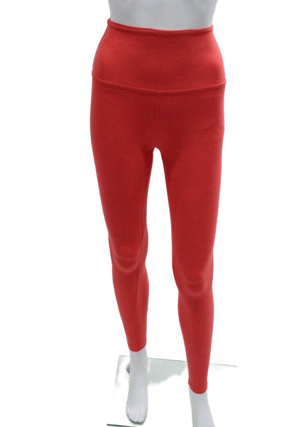 Beyond Yoga Womens Red Ankle Leggings Polyester Size XS