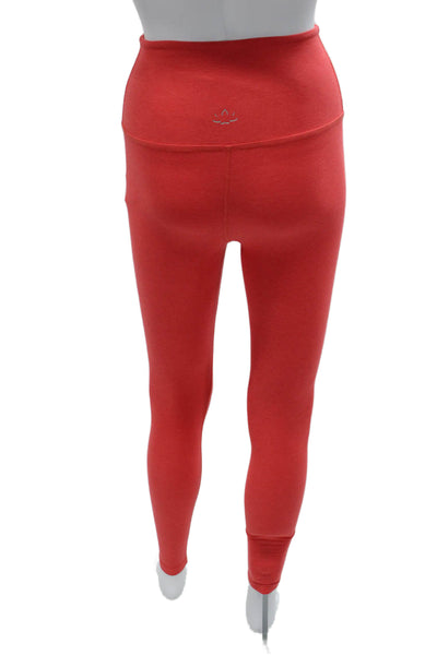 Beyond Yoga Womens Red Ankle Leggings Polyester Size XS