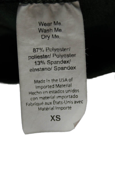 Beyond Yoga Womens Stretch Knit V Neck Sports Bra Green Size Extra Small